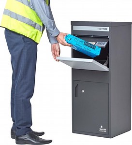 Smart Parcel Box - Grote pakketbrievenbus, grijs | bol