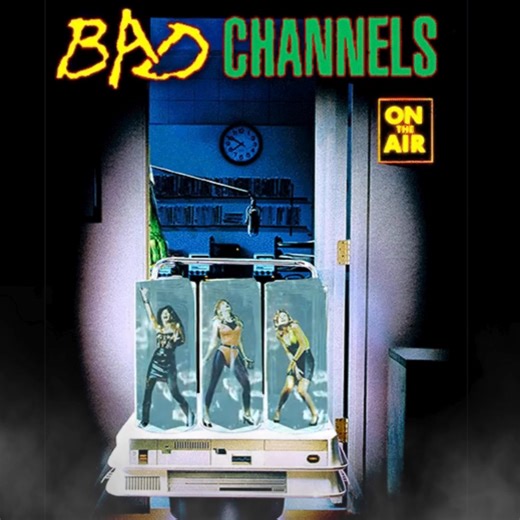 2.3K views · 40 reactions | #fullmoon #horror Movie #24 to #stream FREE this #Halloween season! BAD CHANNELS (2023) Directed by: Ted Nicolaou "A rock ’n’ roll-loving alien takes over a local radio station, all the while scheming to kidnap beautiful women back to his home planet." https://tubitv.com/movies/478165/bad-channels | Full Moon Features & Charles Band | Facebook