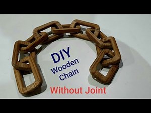 Wood Carving chain ( without any joint)