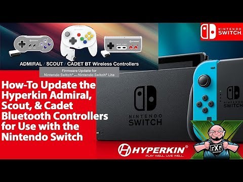 How-To Update The Hyperkin Cadet, Scout, & Admiral Bluetooth Controllers for Use on Nintendo Switch!