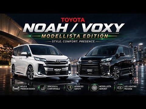 【衝撃】2026年最新 Toyota Noah / Toyota Voxy Modellista Editionがヤバすぎる！高級ミニバンの常識が崩壊…😱