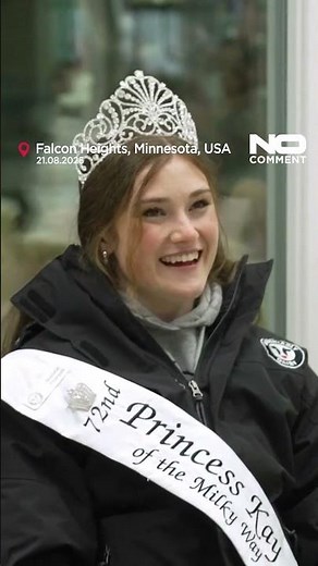 Princess Kay of the Milky Way sculpted in butter at state fair #nocomment #youtubeshorts #shorts