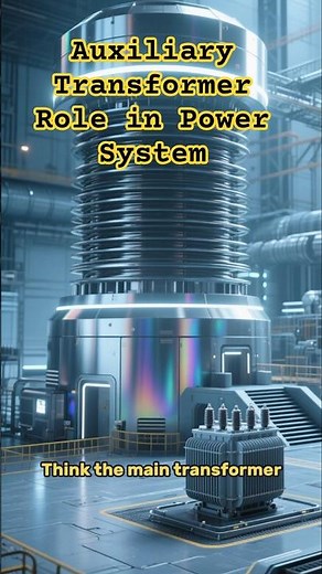 Auxiliary Transformer Explained - The Transformer That Keeps the Plant Alive ⚡ #AuxiliaryTransformer