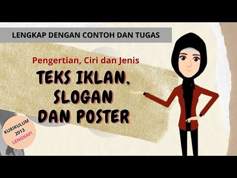 Teks Iklan, Slogan dan Poster (Pengertian, ciri dan jenisnya) - Lengkap dengan tugas