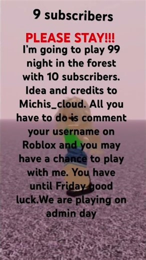 Only with 9 subs credits 2 ‪@Michis_Cloud‬ my fav YouTuber