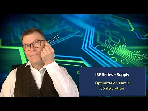 Learn how to configure the Optimizer SAP IBP