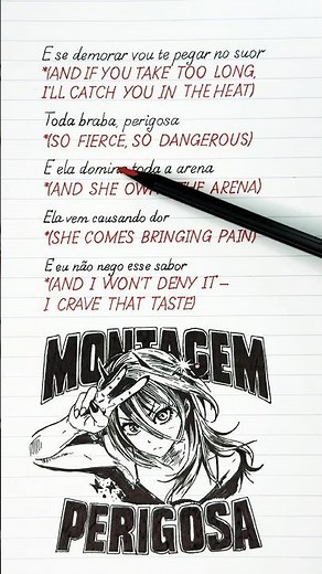 🔥😈 MONTAGEM PERIGOSA (Lyrics + English Translation)