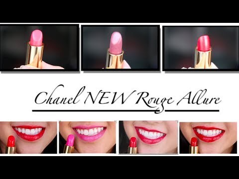 CHANEL New Rouge Allure Luminous Intense Lipstick Review &Swatches