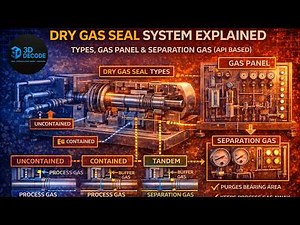 Dry Gas Seal System Explained Types, Gas Panel & Separation Gas API Based | 3DDECODE