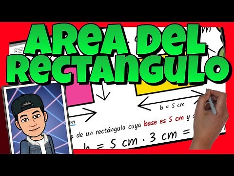 🟥 Cómo SACAR el ÁREA de un RECTÁNGULO | Fórmula y Ejercicio resuelto