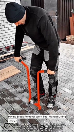 Paving Block Removal Work Tool Manual Lifting Device #worktool