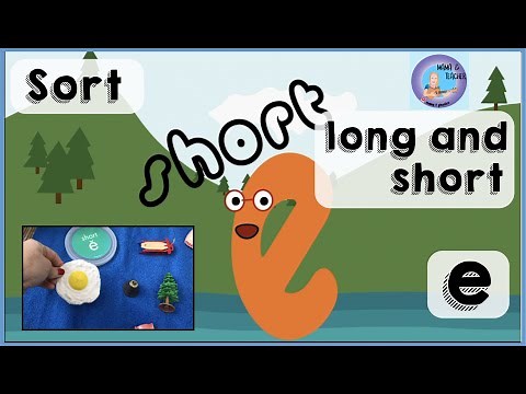 Sort the Long E and Short E Objects | Long Vowels | Short Vowels | Phonics Reading Skills
