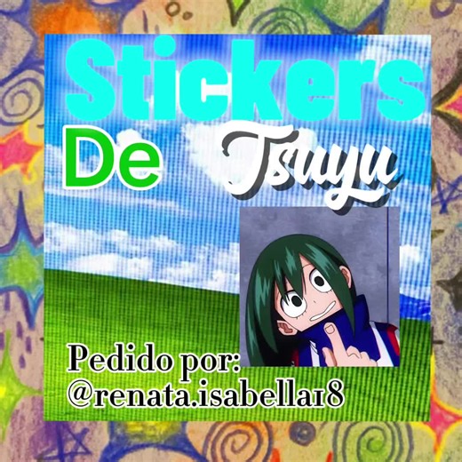 Stickers de Tsuyu Asui: La Heroína Rana de MHA