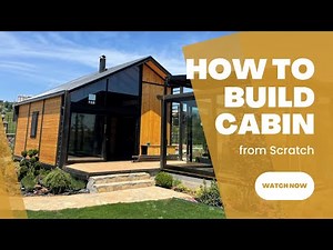 How to Build a Cabin from Zero to Delivery , All Details with Narration , Prefab Home
