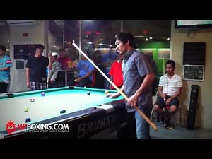 MPBoxing.com - Manny Pacquiao dominates at the Billiards Table