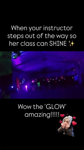When your instructor steps out of the way so her class can SHINE #foryou #shine #fyp
