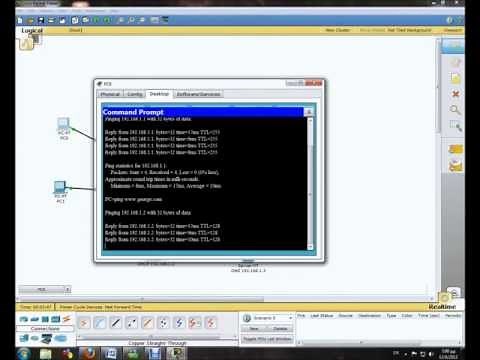 DNS and DHCP Server Configuration in Packet Tracer