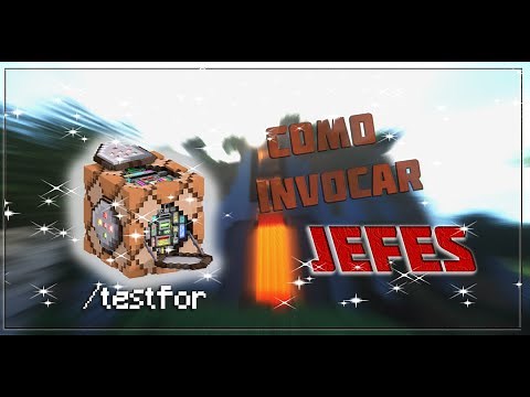 COMANDO TESTFOR: Como invocar monstruos o entidades (JEFES) con comandos ♦ MINECRAFT BEDROCK ♦