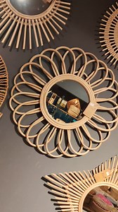 #wicker #mirror #decor #sustainable #handmade | 𝑭𝒆𝒂