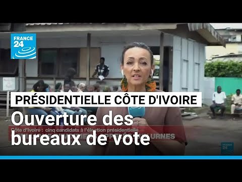 Presidential election in Ivory Coast: 9 million voters called to the polls • FRANCE 24
