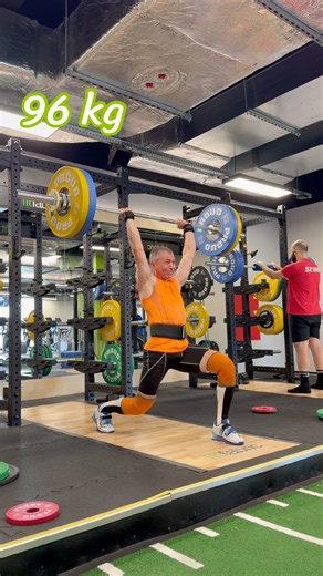 Clean and jerk 96 kg | Masters Weightlifting 65 kg | 46 y/o Athlete | Coach | Online Training