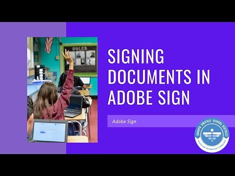 Adobe Sign How to Sign a Document