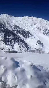 Beautiful view of avalanche in Astore | Gilgit 2 Minutes