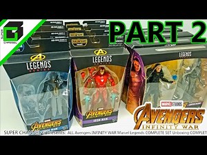 All AVENGERS INFINITY WAR action figures COMPLETE SET (Part 2)