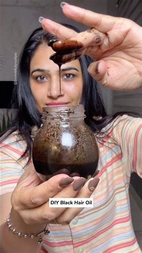 Hair Dye Oil, Black Long Hair Oil, Stop Hair Fall #hair #haircare #longhair #blackhair