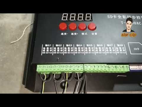 Mastering Pixel LED Connections: T8000AC Controller Revealed