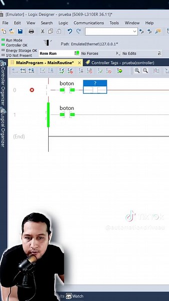 Studio 5000 su interfaz y como editar un programa online, algunos comandos rapidos. #mecatronica #electricidadindustrial #ingenieria #automatizacionycontrol #automatizacionindustrial #automatizacion #plc #allenbradley