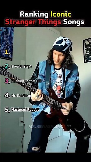 Ranking Iconic Stranger Things Songs #shorts #netflix