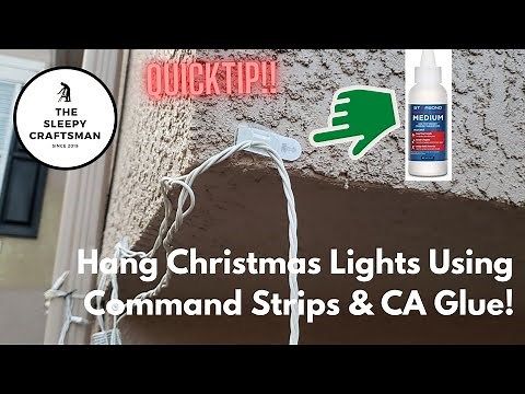The SECRET to Hang Christmas Lights on Stucco!!