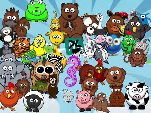 50 animal sounds cheering down