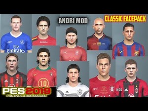 PES 2019 - NEW LEGENDS FACEPACK by ANDRI MOD