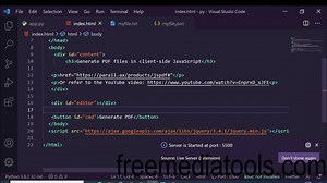 jsPDF Tutorial to Embed HTML Hyperlinks in PDF Documents in Javascript Full Project For Beginners