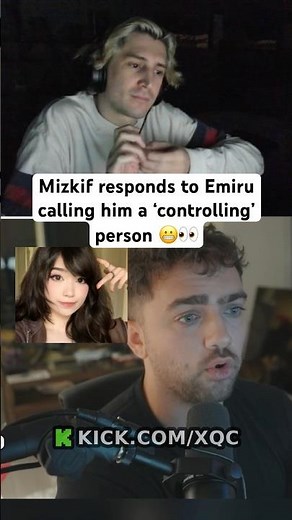 xQc reacts to Mizkif RESPONSE To Emiru's ACCUSATIONS 😬 #xqc #mizkif #emiru