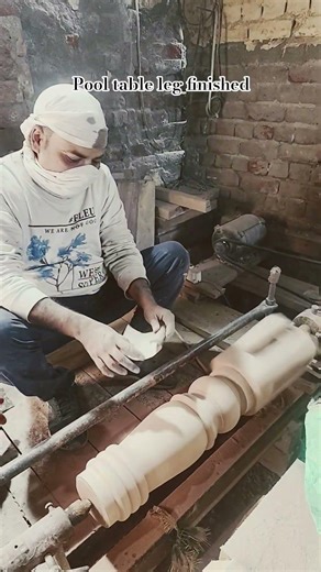 This base is made on the leg of the pool table so that the color can be applied well. #trending