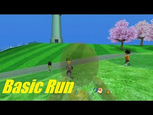 [Wii Fit U] Basic Run-Island view 231% (Play as Lucia) ジョギング(島一周)