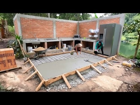 Building A New Kitchen For The Farm, Renovating The Green Forest Farm After Terrible Rainstorms