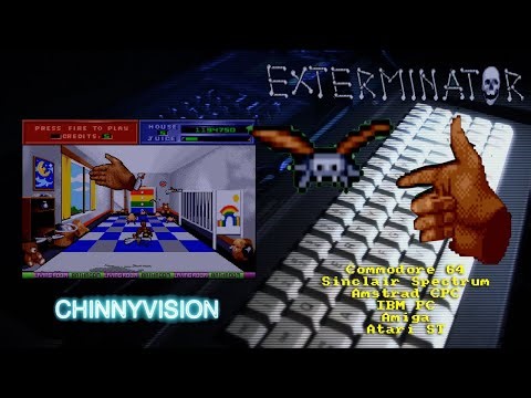 ChinnyVision - Ep 567 - Exterminator - C64, Amstrad CPC, Spectrum, IBM PC, Amiga, Atari ST