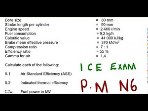 Power Machines N6 Internal Combustion Engines - Otto Cycle - Cycles ‪@mathszoneafricanmotives‬