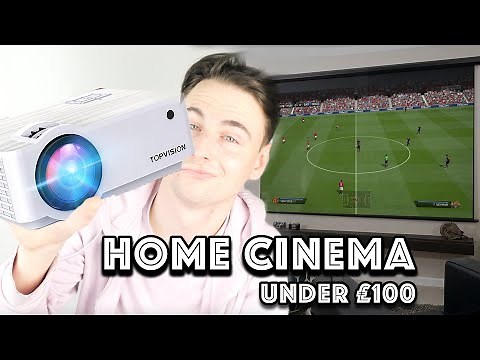 TOPVISION T6 - Budget Home Cinema Movie Projector - Under £100
