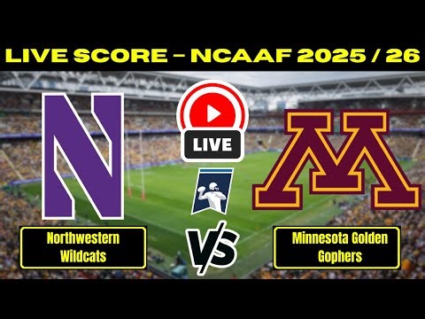 🔴 Northwestern Wildcats vs Minnesota Golden Gophers | NCAAF Football | Live Score Update Nov 22