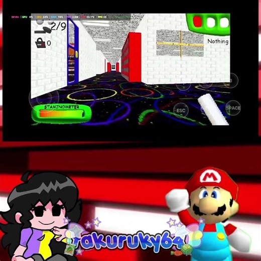 LG64BP: Baldi Basics Mod Squid's Basics dalam Perburuan Amiibo (Gameplay Android)