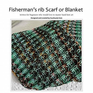 Fisherman's Rib Scarf or Blanket Knitting Pattern: Beginner-friendly (PDF Download) - Etsy
