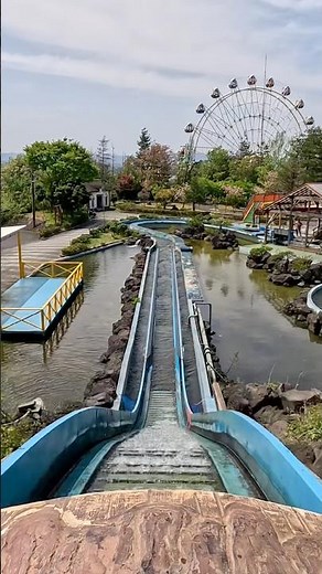 日本唯一の2段ドロップを楽しめる急流すべり！ ロックアドベンチャー on-ride POV (乗船映像) / サントピアワールド