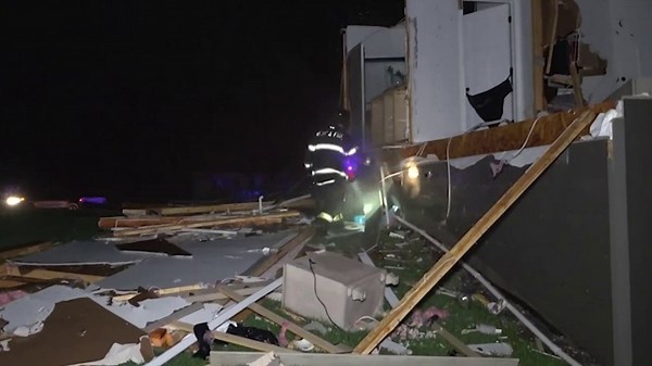 Tornadoes confirmed in Kansas; 4 injured, significant damage reported