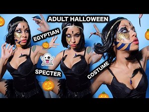 EGYPTIAN GHOST Adult HALLOWEEN COSTUME/Makeup TUTORIAL - PHOTOSHOOT Behind the Scenes