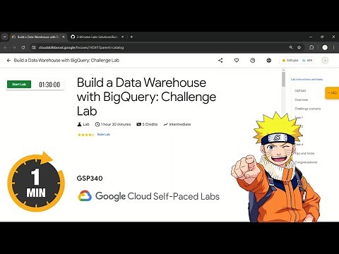Build a Data Warehouse with BigQuery: Challenge Lab | #qwiklabs | #GSP340